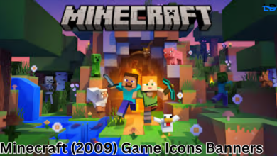 minecraft (2009) game icons banners